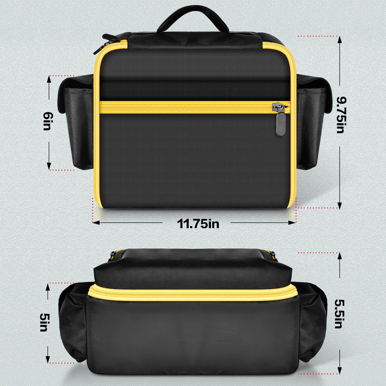 Portable Air Compressor Bag for DEWALT 20V MAX DCC020IB Tire Inflator and Accessories